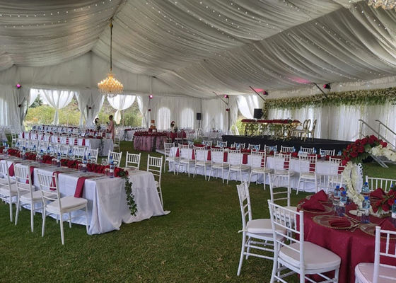 PVC White Elegant 30x30m Clear Wedding Event Tent